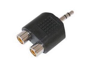 3.5mm stereo verloop naar 2x cinch stekkers