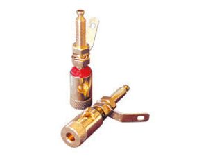 Audio Dynavox Banaanstekker rood (inbouw)
