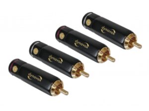 Audio Dynavox – Dynavox High-End cinch stekkerset 2 x rood, 2 x wit