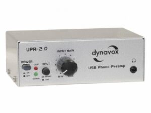 Audio Dynavox Dynavox Phono voorversterker usb UPR 2.0 zilver