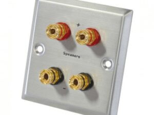 Audio Dynavox LS wandplaat metaal – 4 voudig