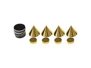 Dynavox SPIKES 4 STUKS MESSING
