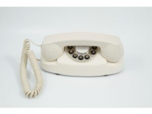 GPO 1959AUDREYIVO – retro telefoon met druktoetsen – ivoorkleur