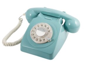GPO 746 Draaischijf Retro Telefoon Blauw