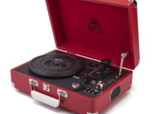 GPO Attache Rood Platenspeler met Opneemfunctie