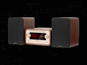 Krüger&Matz KM1961 Microsysteem met buizen voorversterker, DAB+ Bluetooth USB en CD-speler