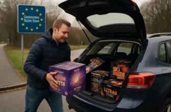 Een zorgeloze vuurwerkaankoop over de grens