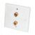 Audio Dynavox LS wandplaat wit – 2 voudig