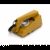 GPO 1960PUSHMUS Telefoon Trim retro jaren ’60 druktoetsen mosterdgeel