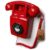 GPO 746 Retro Wandtelefoon Rood