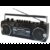 Roadstar RCR-3025EBT/BK FM retro radio met cassettespeler