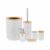 Teesa TSA0400W Set badkameraccesoires wit